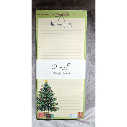 Designer Papers Magnetic Holiday Note Pad