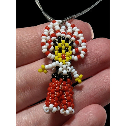 Vintage Southwestern Beaded Doll Necklace