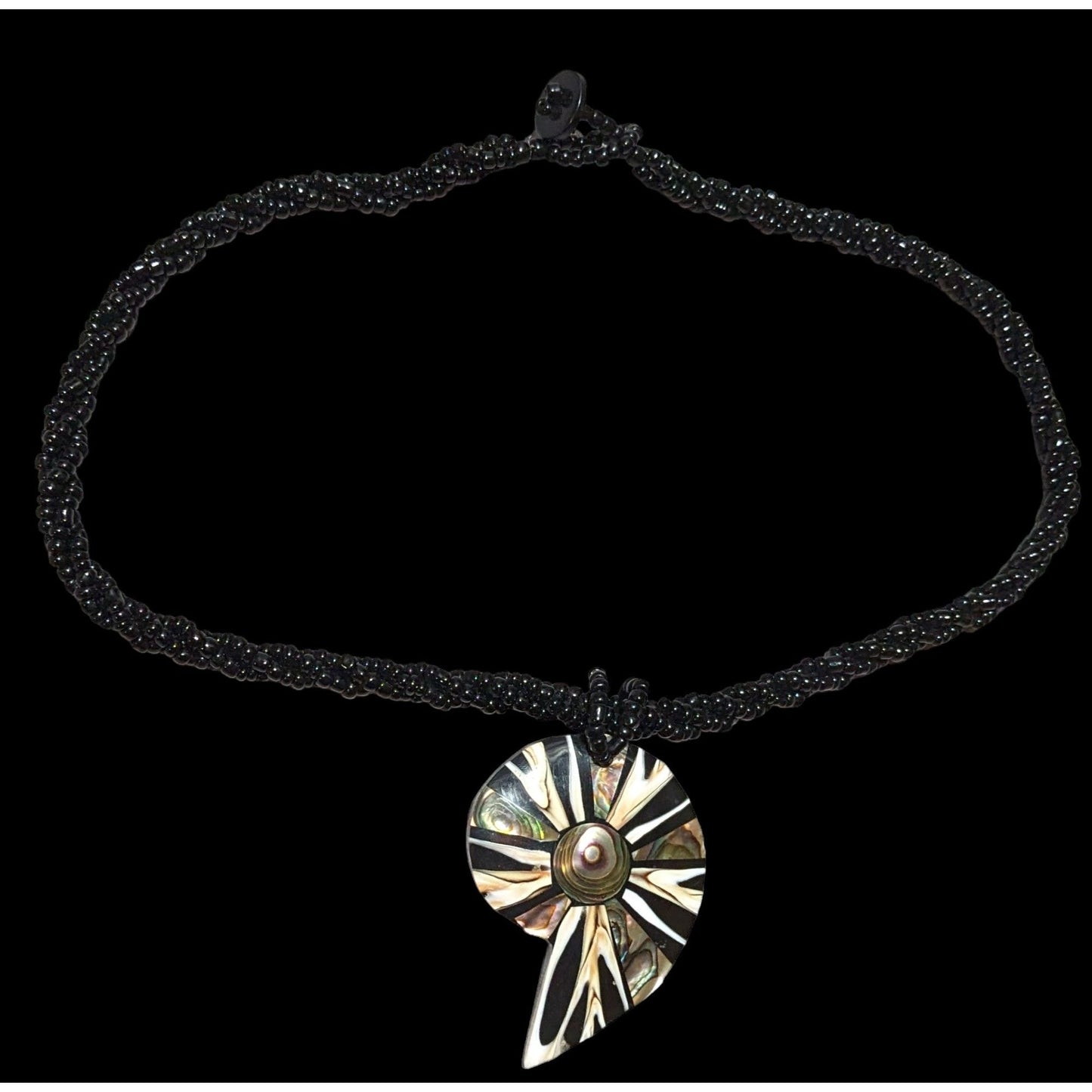 Mother Of Pearl Mosaic Shell Necklace