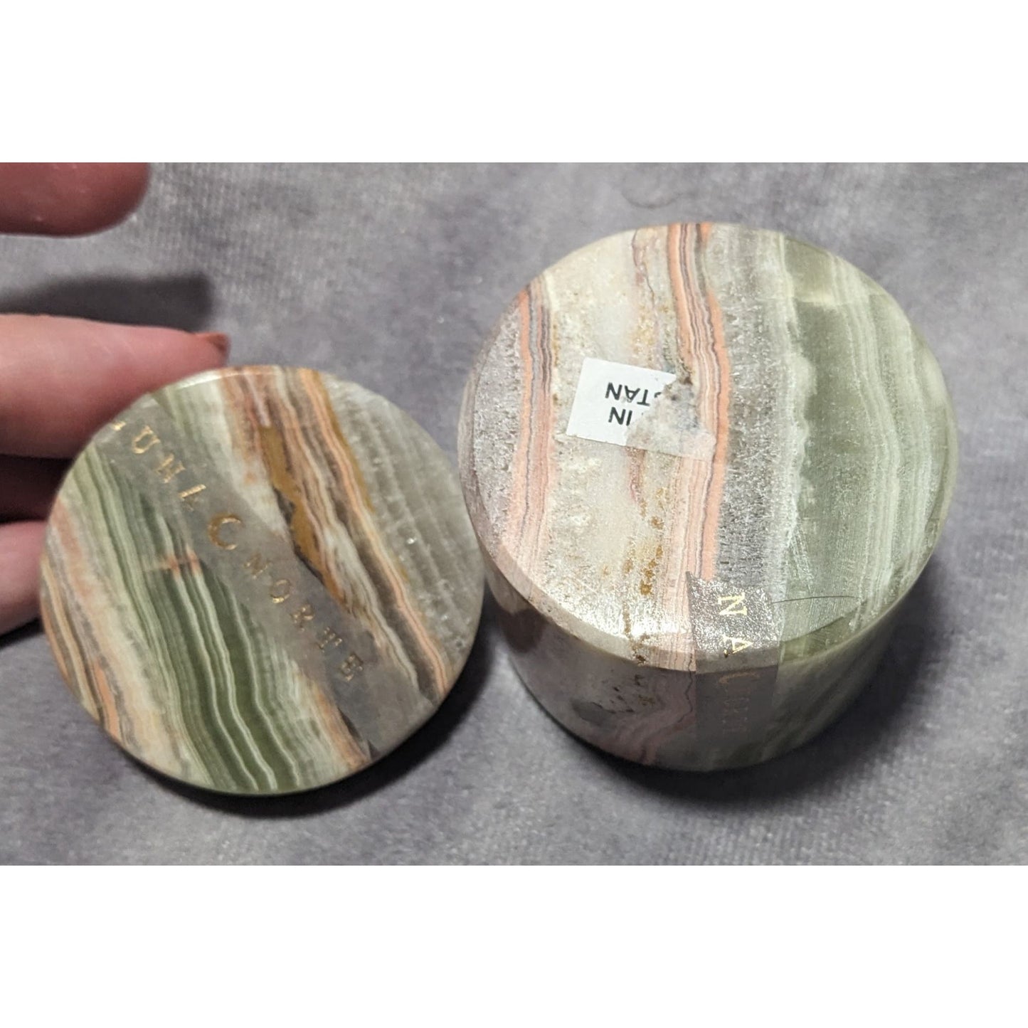 Luna Norte Green Banded Onyx Box