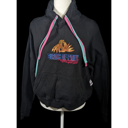Birds Of Prey Harley Quin Embroidered Hoodie Size Small