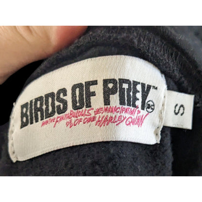 Birds Of Prey Harley Quin Embroidered Hoodie Size Small