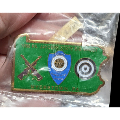 Vintage 1996 Jaycees State B-B Shoot Myerstown PA Pin