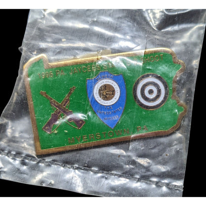 Vintage 1996 Jaycees State B-B Shoot Myerstown PA Pin