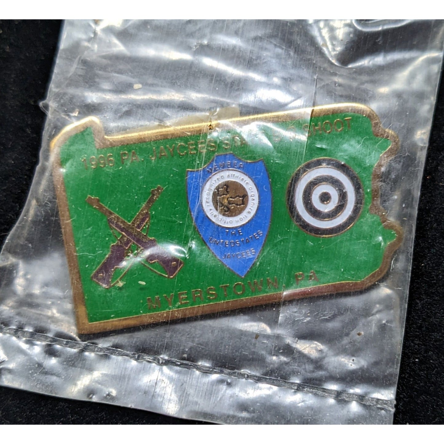 Vintage 1996 Jaycees State B-B Shoot Myerstown PA Pin