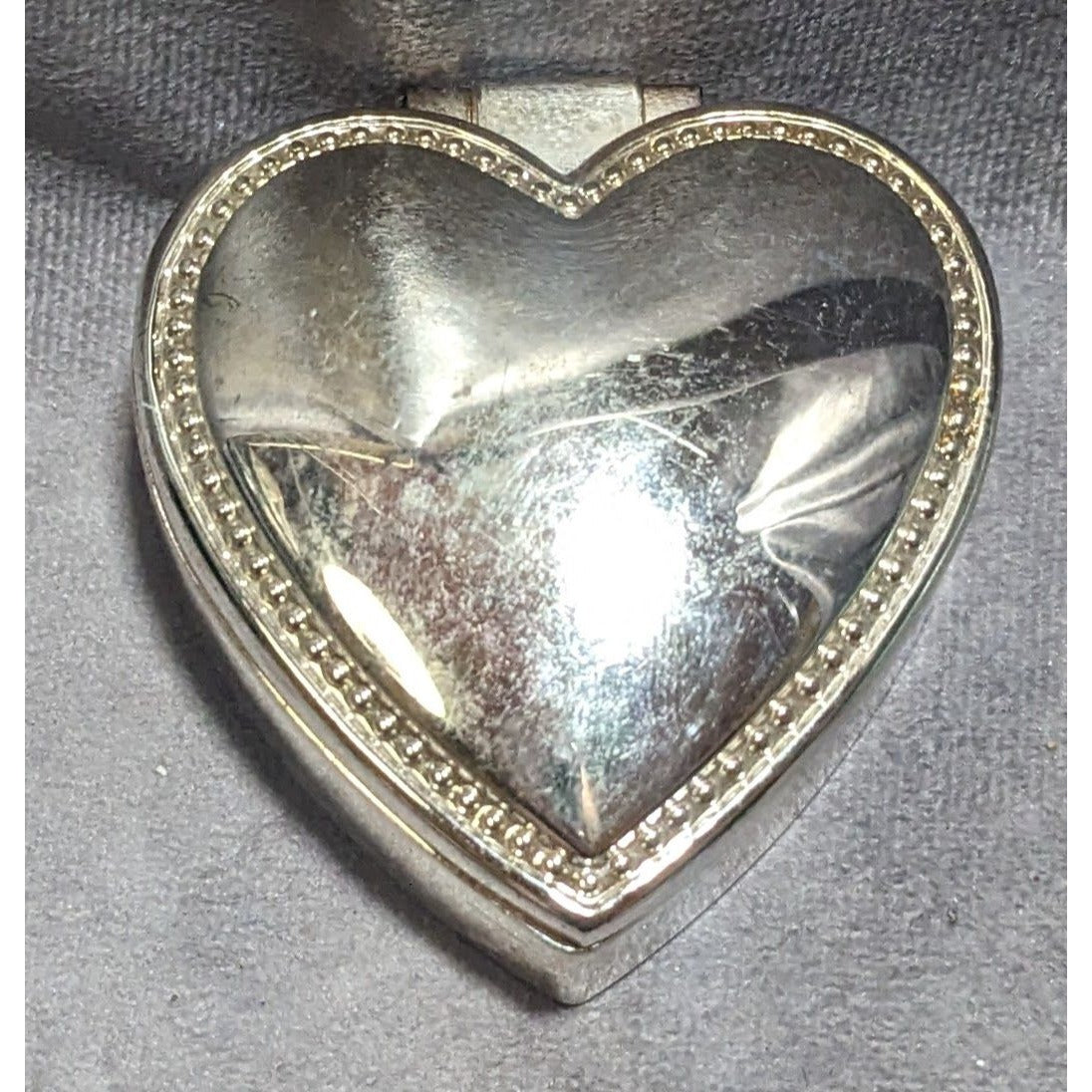 Things Remembered Silver Heart Trinket Box