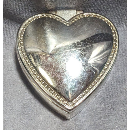 Things Remembered Silver Heart Trinket Box