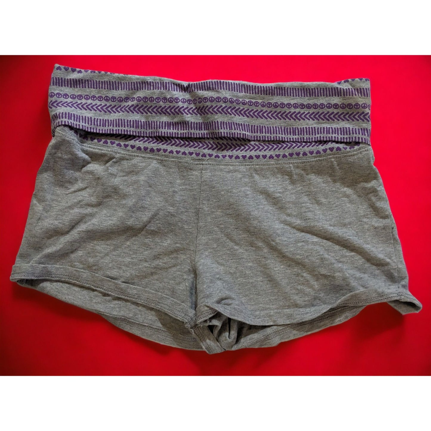 Circo Grey And Purple Shorts