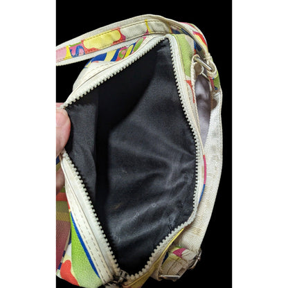 Tous Fold Over Zip Rainbow Crossbody Bag