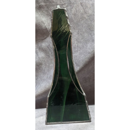Green Marbled Stained Glass Decor