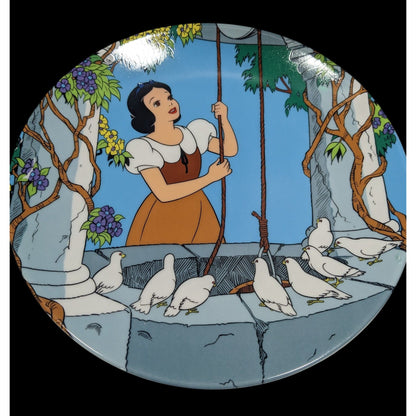 Vintage Disney Snow White First Edition "At The Wishing Well" Collectible Plate