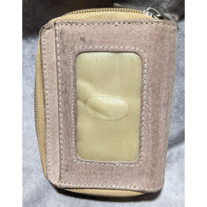 Riviera Leather Pink Zip Wallet