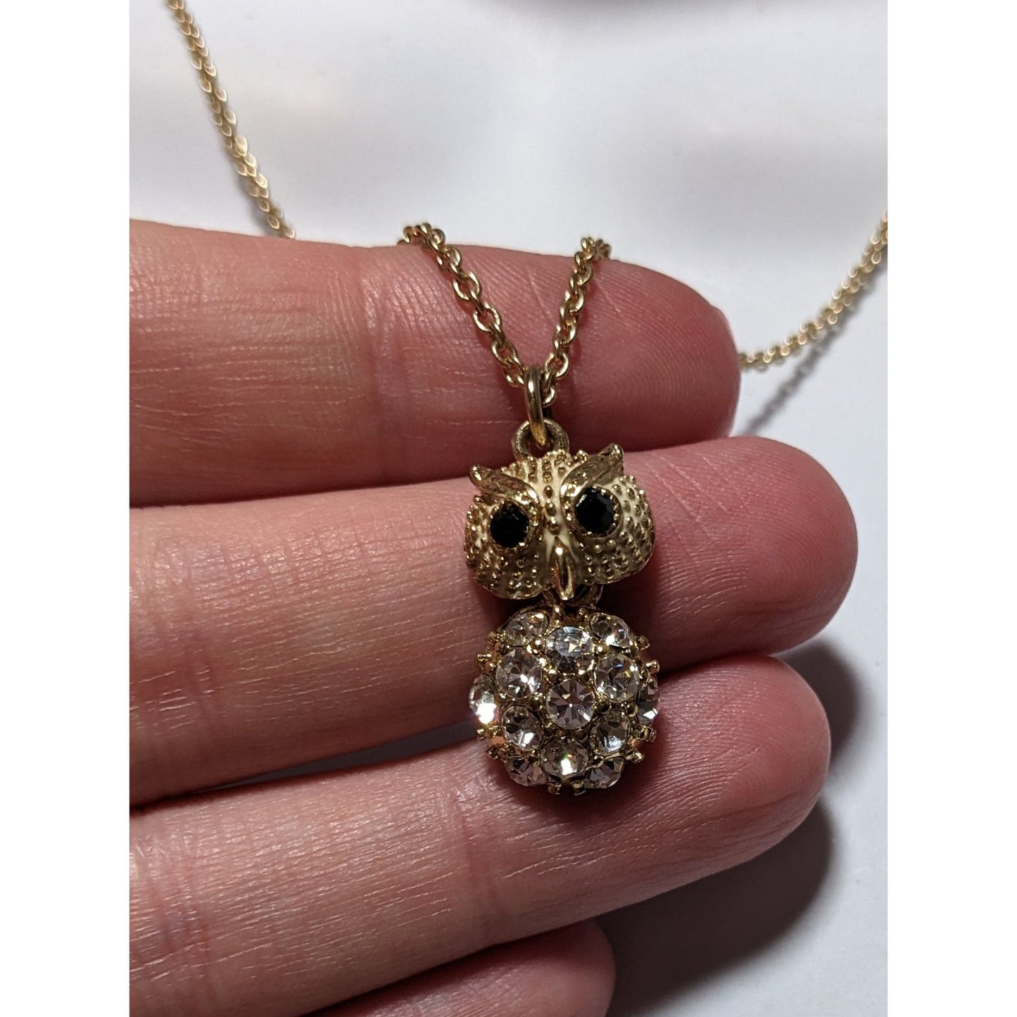 Baby Owl Pendant Necklace