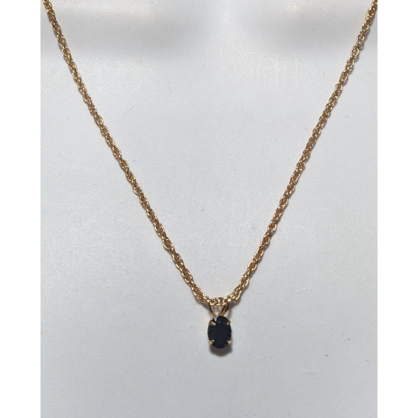 Minimalist Black And Gold Pendant Necklace