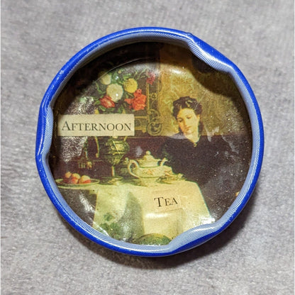 Handmade Victorian Style Afternoon Tea Lid Back Brooch