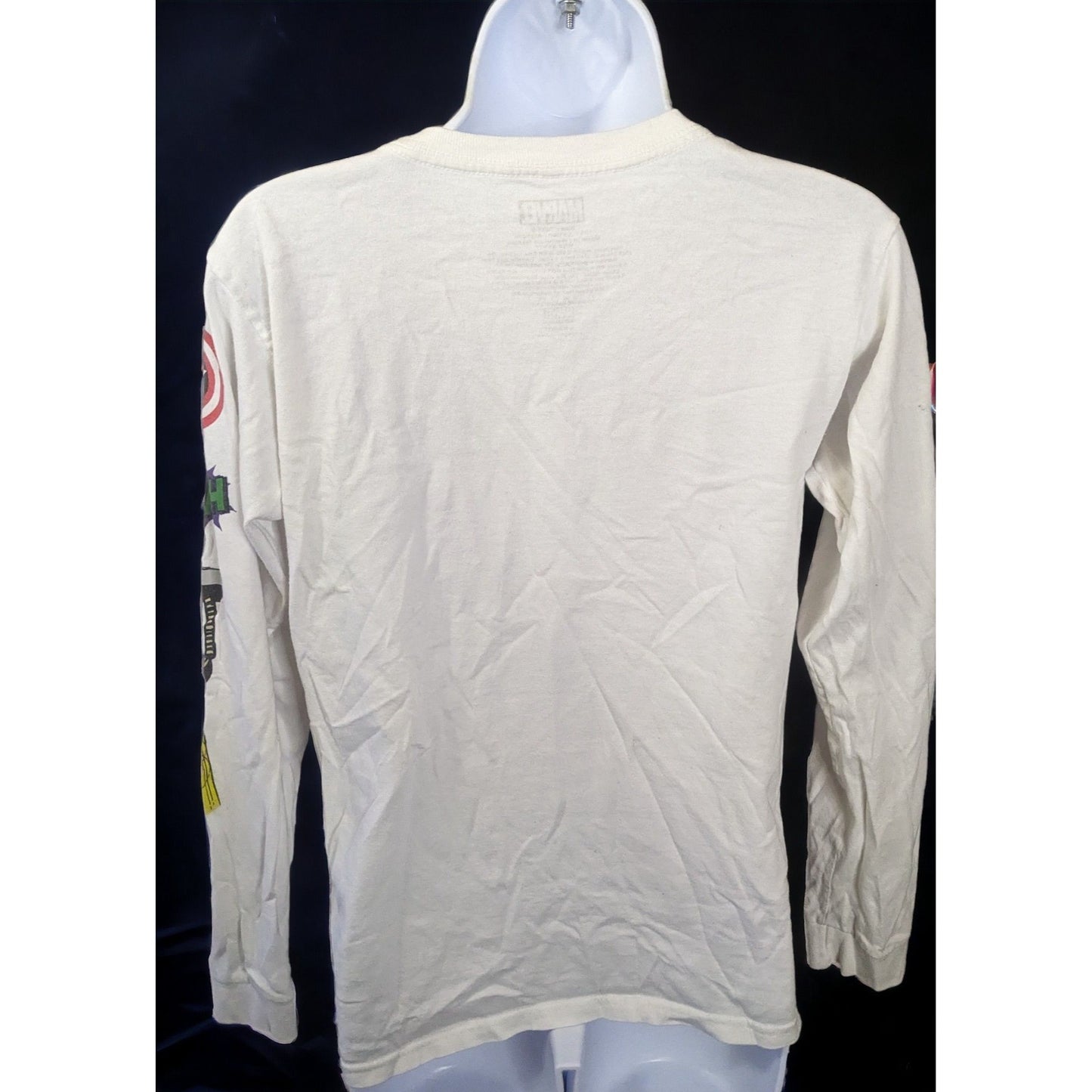 Marvel White Long Sleeve Shirt