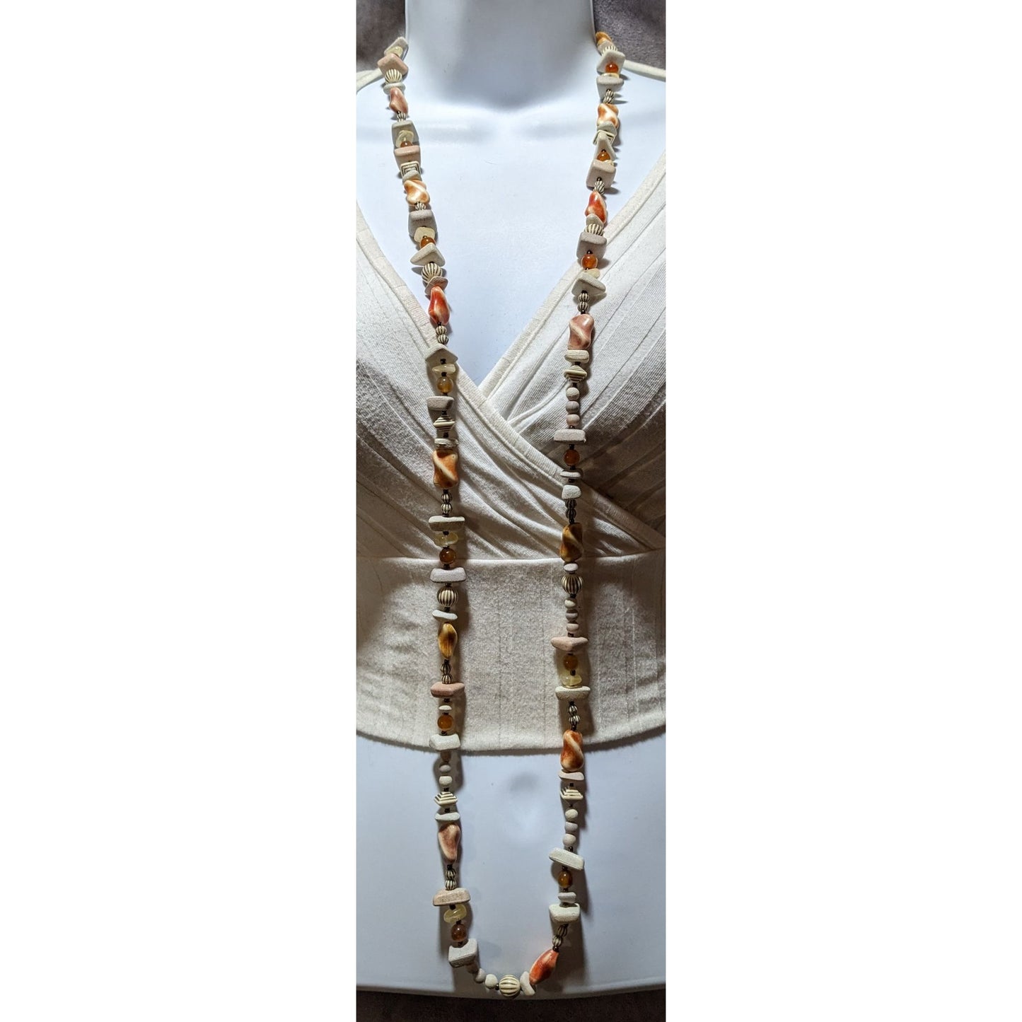 Nature Inspired Beaded Necklace