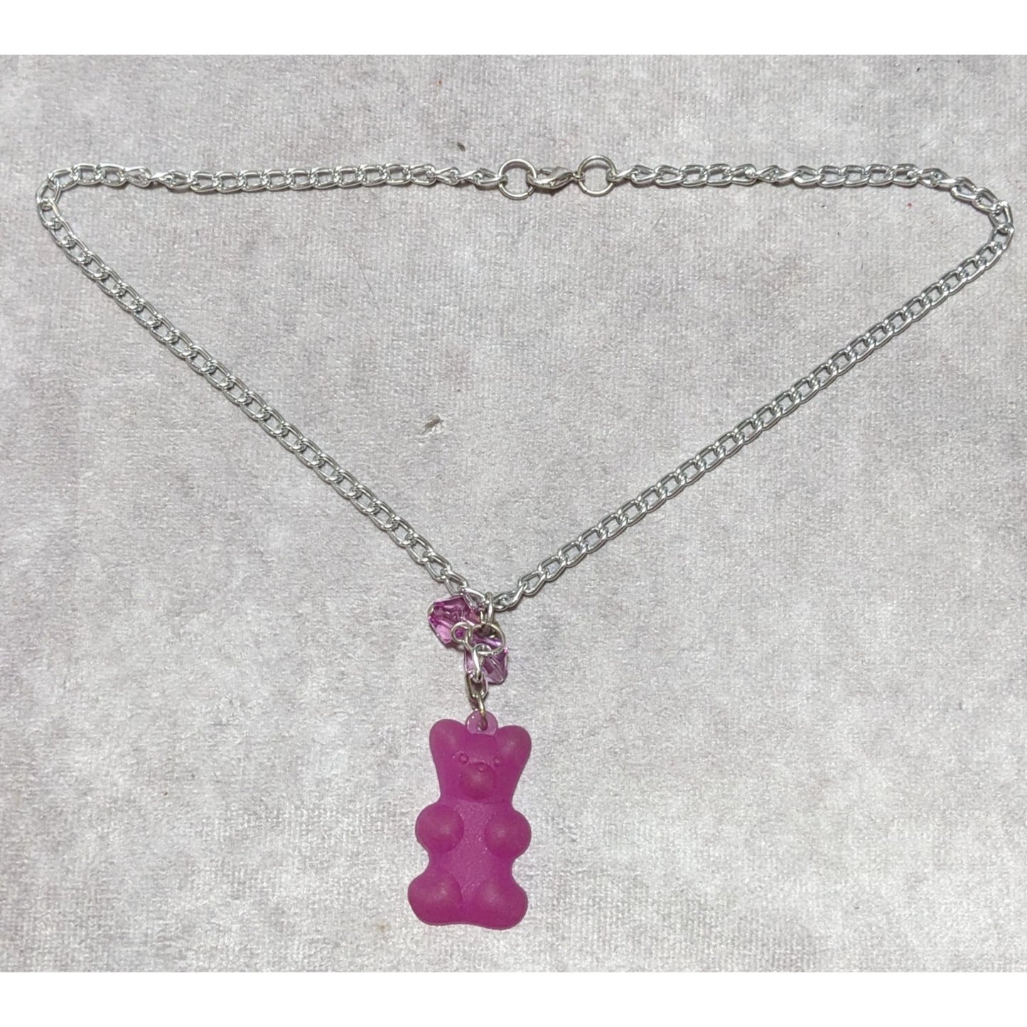 Pink Gummy Bear Necklace