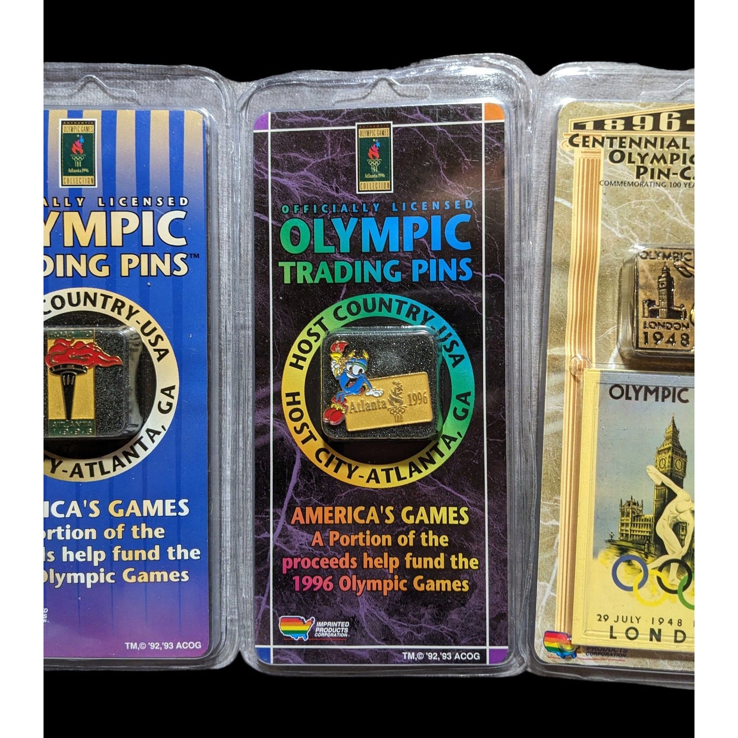 Vintage Unopened 1996 Atlanta Olympics Trading PIns