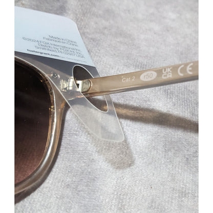 Foster Grant Gold Metallic Fashion Sunglasses