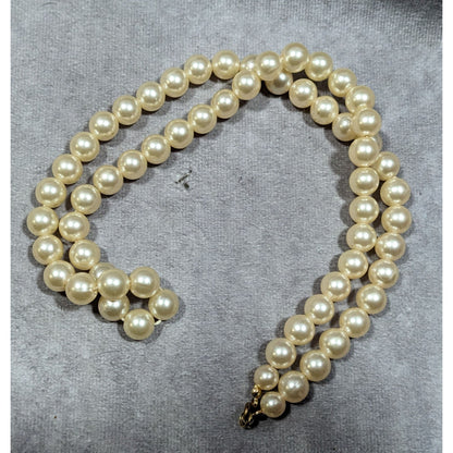 Vintage Elegant Faux Pearl Beaded Necklace