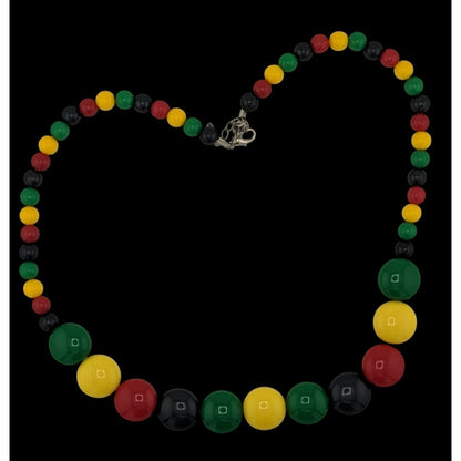 Rainbow Candycore Funky Graduated Bead Necklace