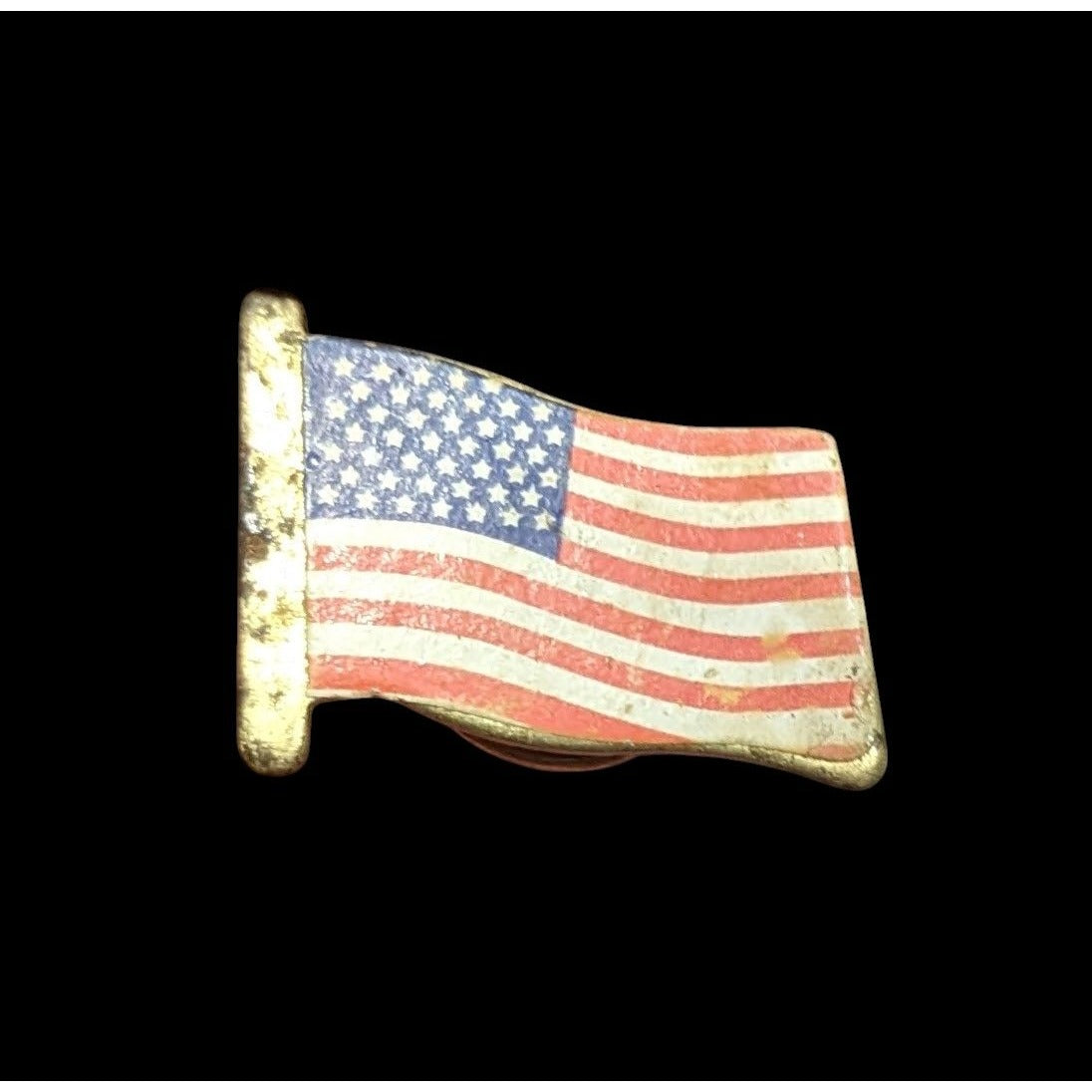 Vintage Simple American Flag Collectible Lapel Pin