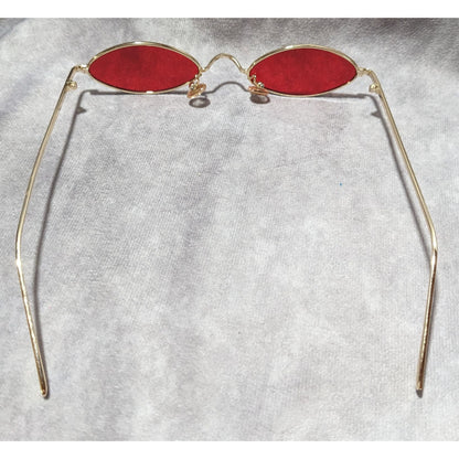 Retro Red Vampire Fashion Sunglasses