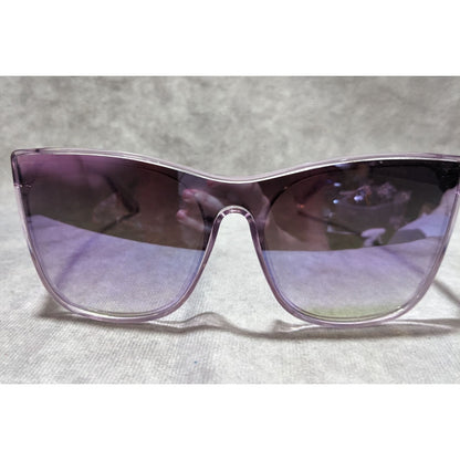 Foster Grant Purple Metallic Shield Sunglasses