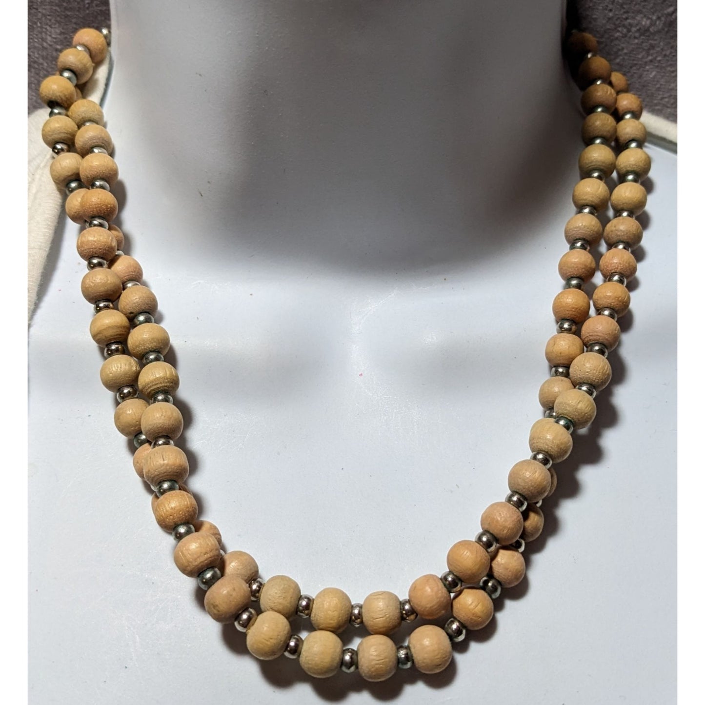 Wooden Beaded Necklace