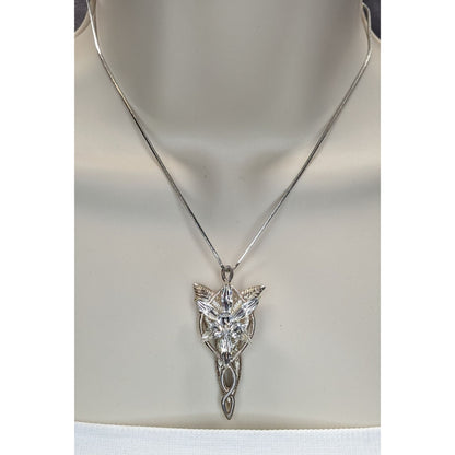 Arwens Evenstar LOTR Officially Licensed Sterling Silver Necklace