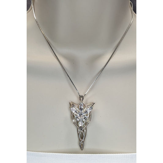 Arwens Evenstar LOTR Officially Licensed Sterling Silver Necklace