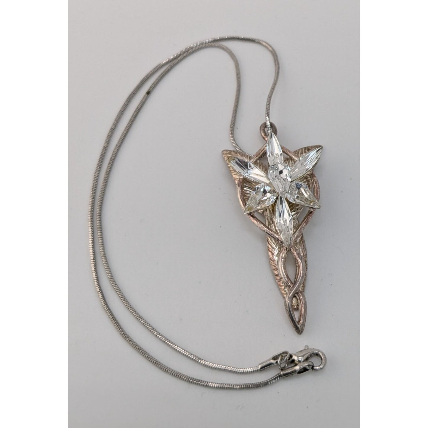Arwens Evenstar LOTR Officially Licensed Sterling Silver Necklace