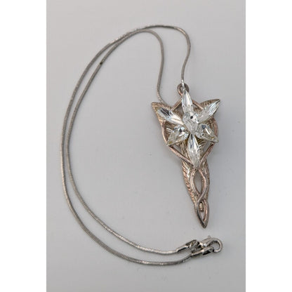 Arwens Evenstar LOTR Officially Licensed Sterling Silver Necklace