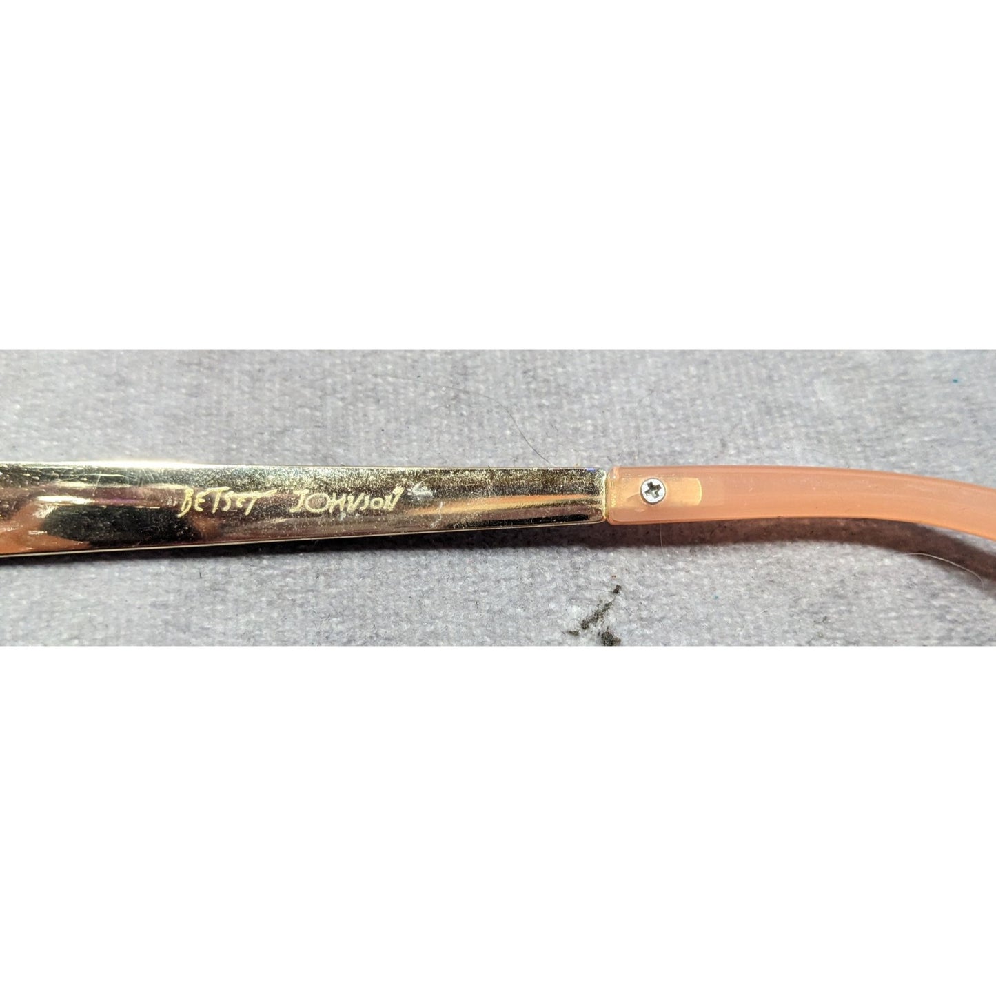 Betsey Johnson Fairycore Floral And Peach Sunglasses