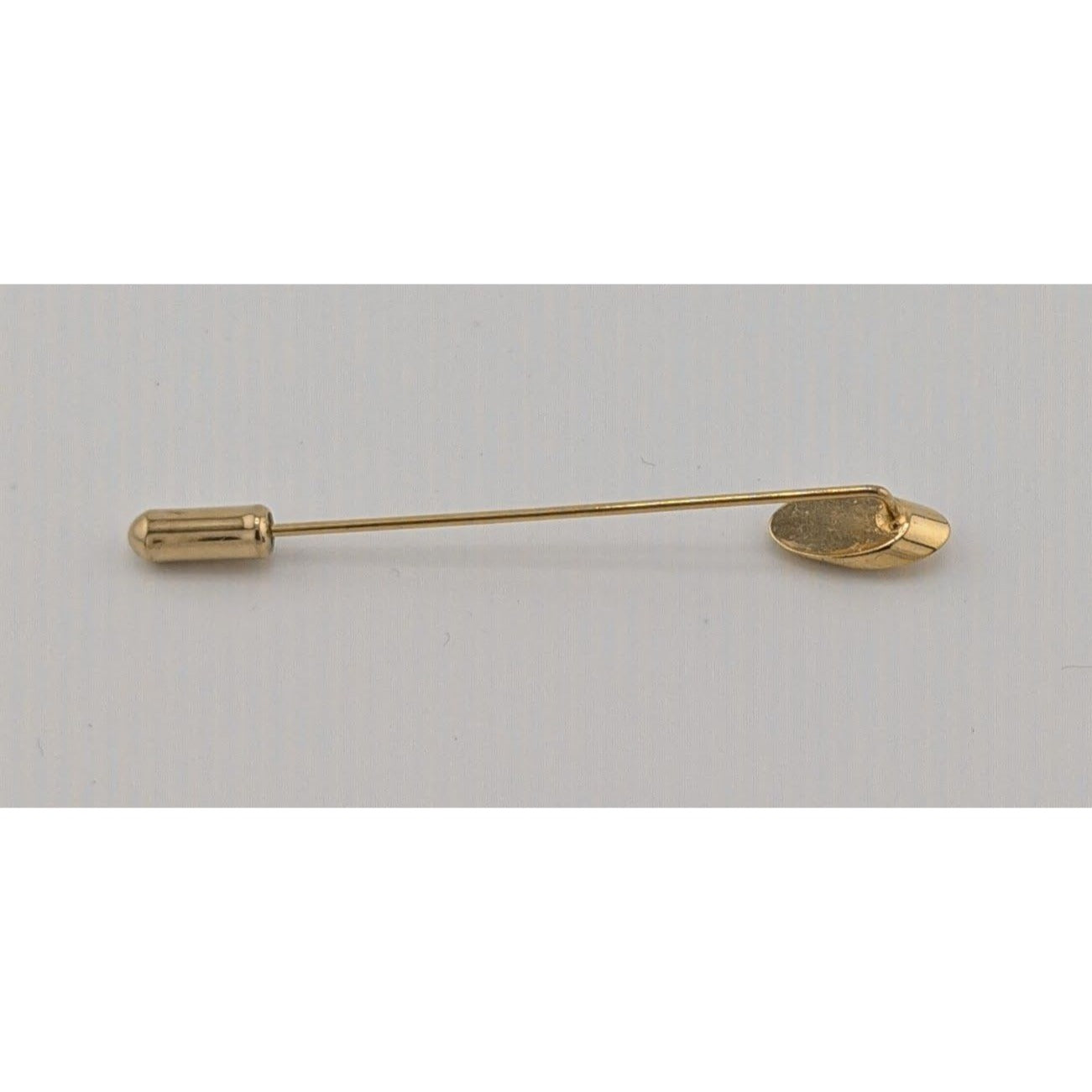 Vintage Cursive Letter J Engraved Gold Tone Stick Stick Pin