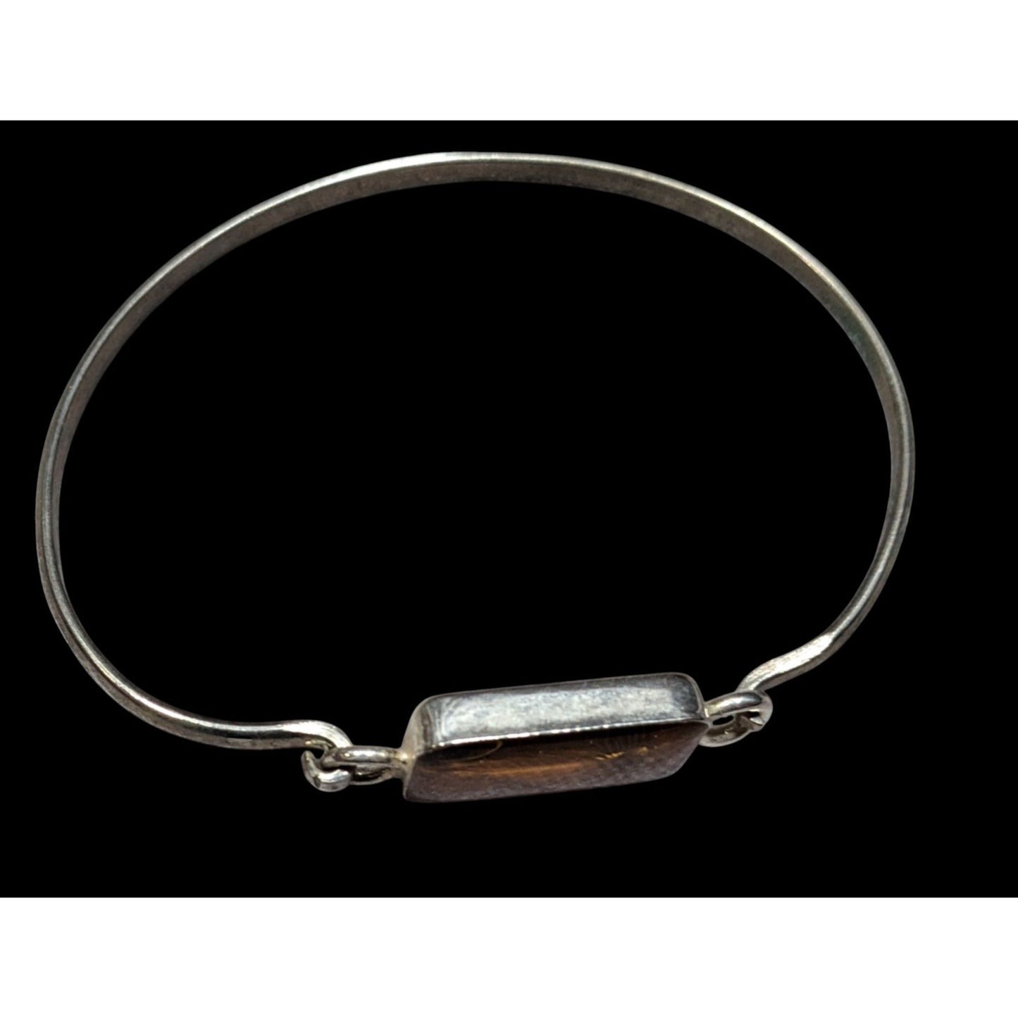 Vintage Pressed Encased Real Flower Bracelet