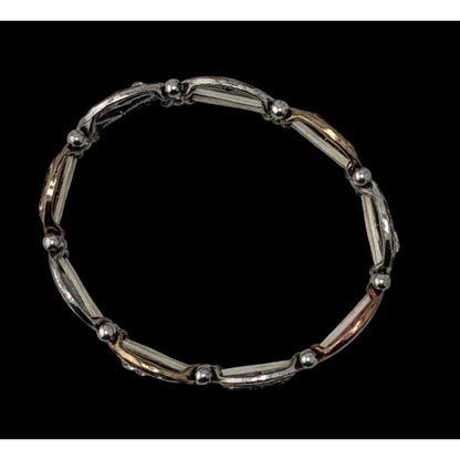 Rustic Love & Amour Multicolor Stretch Bracelet Heart