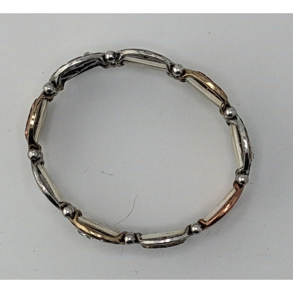 Rustic Love & Amour Multicolor Stretch Bracelet Heart
