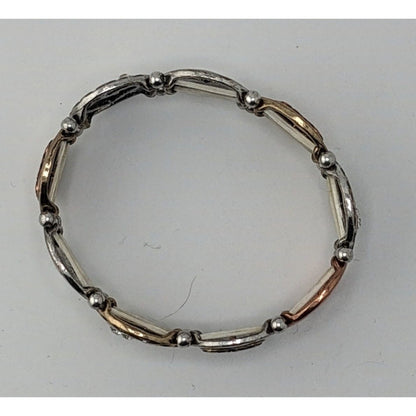 Rustic Love & Amour Multicolor Stretch Bracelet Heart