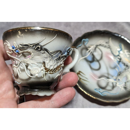 Vintage Collectible Dragonware Cup And Saucer