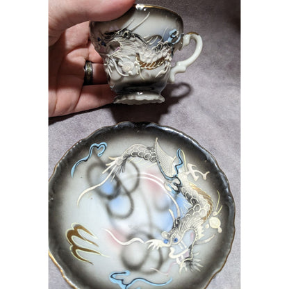 Vintage Collectible Dragonware Cup And Saucer