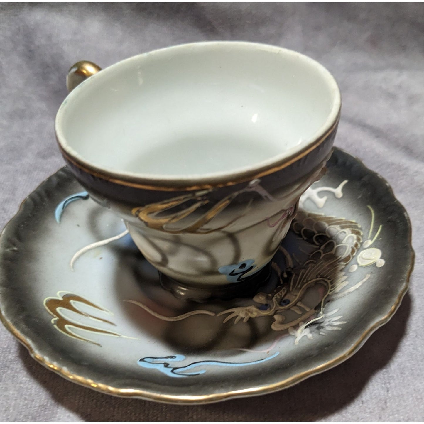 Vintage Collectible Dragonware Cup And Saucer