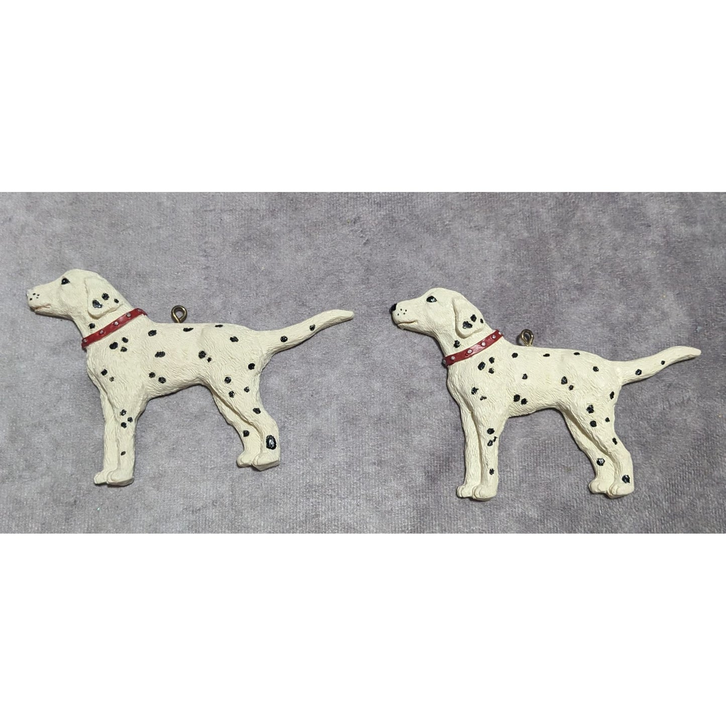 Kurt Adler Dandy Dogs Dalmatian Ornaments (2)