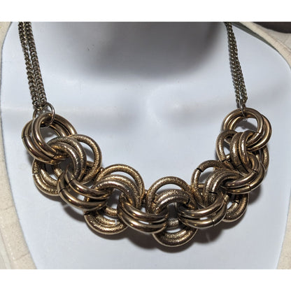 Icing Y2K Glam Chunky Gold Ring Necklace