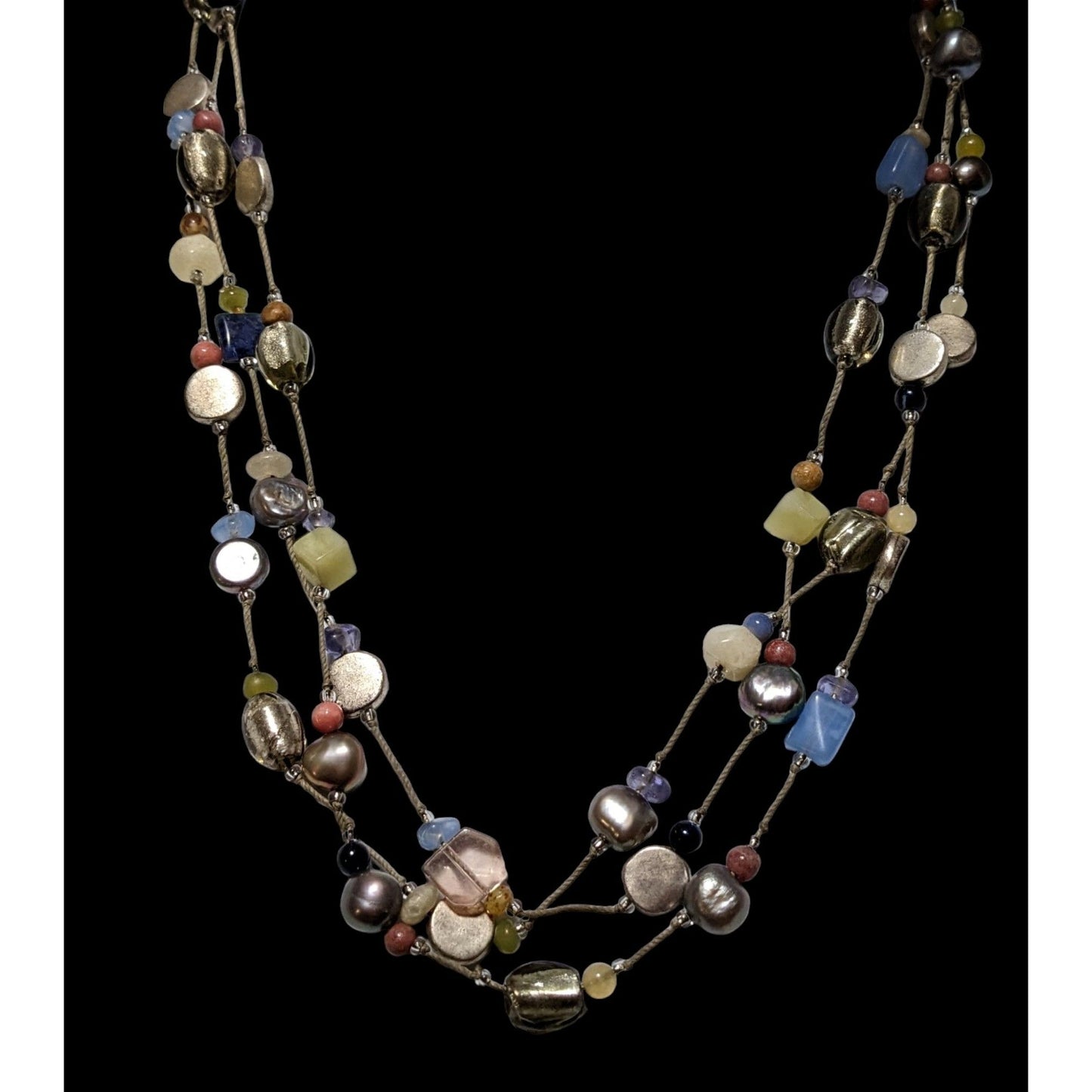 Bohemian Beaded Multilayer Necklace