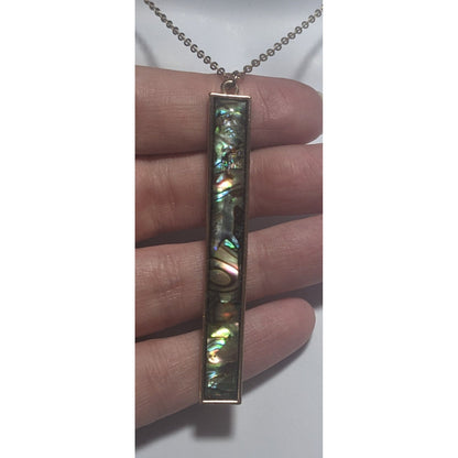 Abalone Pillar Necklace
