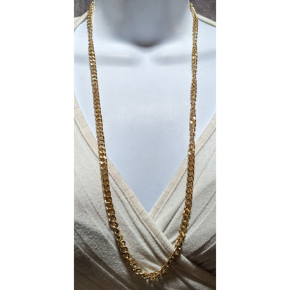 Classic Bright Gold Chain Necklace