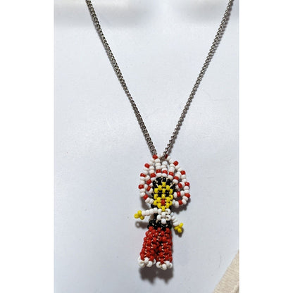 Vintage Southwestern Beaded Doll Necklace