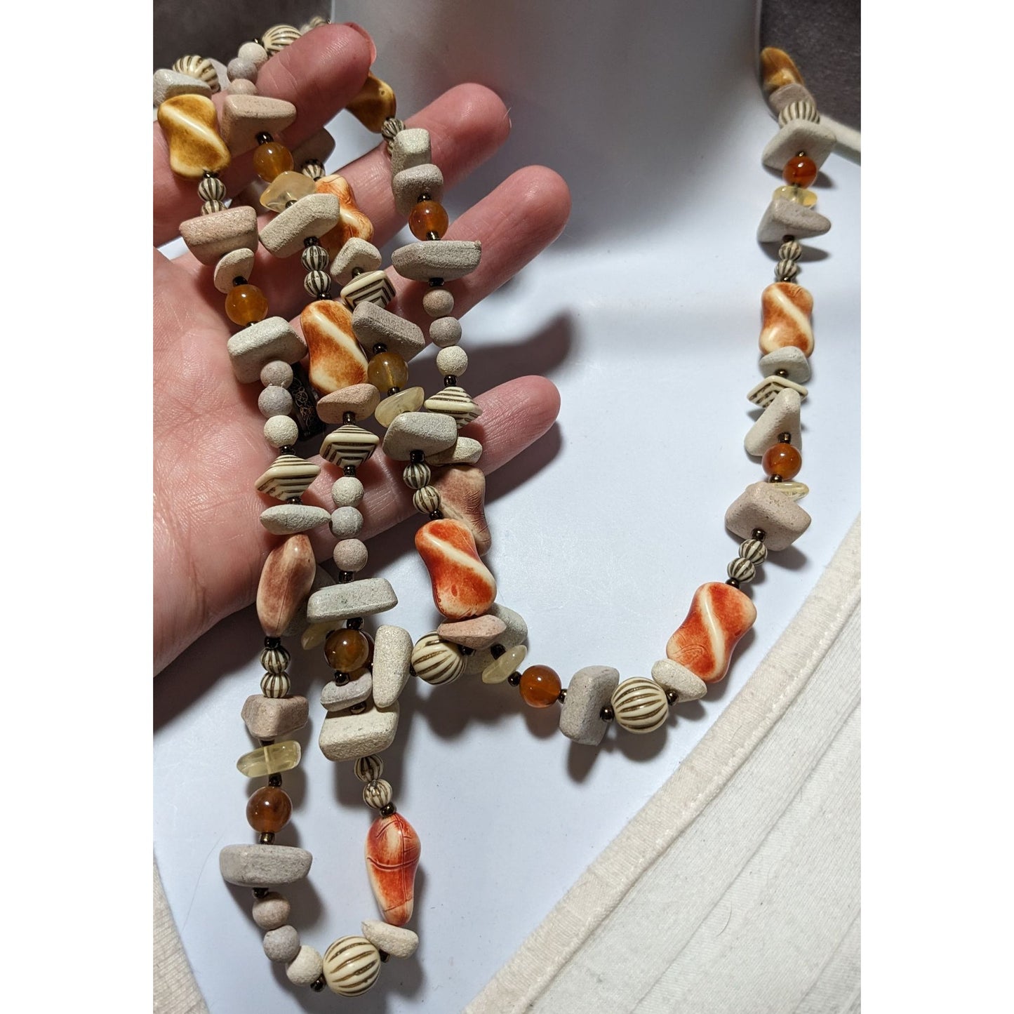 Nature Inspired Beaded Necklace